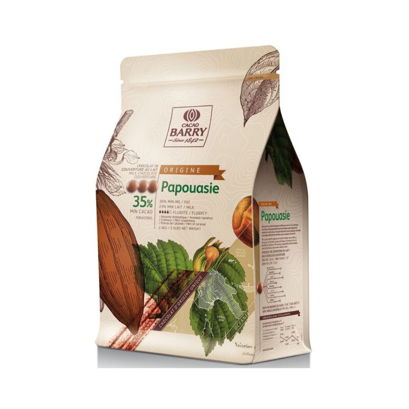 BARRY CHM-Q35PAP-E4-U70 PAPUA MILK 36% CALLETS 2.5KG | Bruyerre